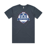 State Tshirt - Petrol Blue