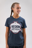 Region Tshirt - Petrol Blue